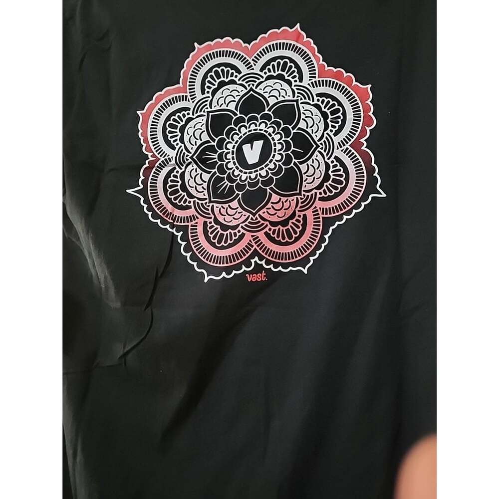 Vast Life Graphic T-Shirt Small Floral Design Surfing NWT CR10 Excellent Cotton - Picture 5 of 6